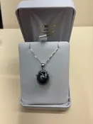 Consignment Sterling Silver Tahitian Pearl Pendant