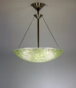 Chartreuse Jewel Bowl Pendant Chandelier