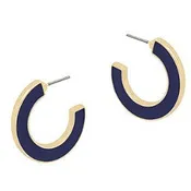 2 Sided Colored Hoops - Navy
