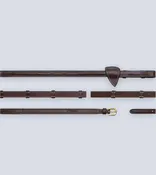 5/8 Hunter Reins With 7 Leather Loops - Dy'on