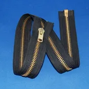 #10 Brass Separating Zippers