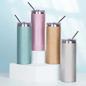20 Ounce Tapered Holographic Sublimation Tumbler