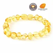 Amber Stone Baroque Baltic Amber Bracelet 172