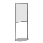 22 x 28 Sign Holder with Oval Base