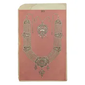 Vintage Indian Jewelry Bright Coral Necklace Print — Layla Brooklyn