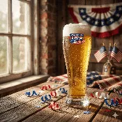 Beer-acuda- Bulk Custom Full Color Printed 16oz Pilsner Glass Made in the USA