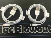 Apple Genuine Lightning to USB Cable (1m ) iPhone / iPad MD818ZM/A New 2 PACK!