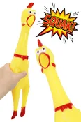 15.5 Inch Screaming Chicken BIG Squeaker Toy