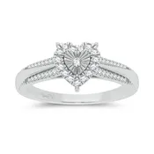 0.15 ct Diamond Fashion Ring in 10K White Gold