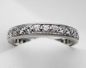 1960s Diamond Eternity Band