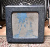 1950s Magna Electronics Company (Magnatone) Varsity Lap Steel Combo Amplifier Hawaiian Blue