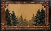 Hearth Rug - High Country - Forest Trail 2  (9670)
