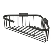 13-1/4" Heavy Duty Triangular Corner Basket - Solid Brass