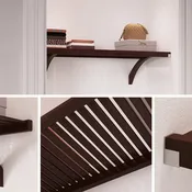 4 ft. Solid Wood Closet Shelving Kit