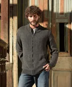 Cardigan, Full Zip Alpaca