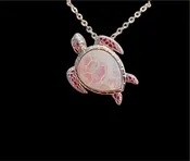 Mother of Pearl Turtle Pendant