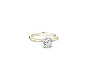 0.10TW Accented Solitaire Engagement Ring