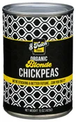 8 Track Foods Blonde Chickpeas 16oz Can