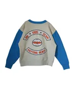 Bandy Button Custo Sweatshirt | Blue