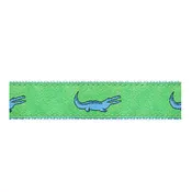 Alligator -- Blue on Green