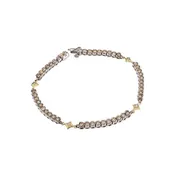 Armenta Champagne & Grey Diamond Station Tennis Bracelet