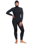 5/4mm Swell Natural Hooded Front Zip Wetsuit