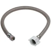 3/8 In. Compression X 7/8 In. Ballcock Nut X 12 In. Braided Polymer Toilet Connector