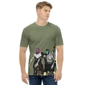 3 Wrestlers - Luchador - Men's/Unisex T-Shirt - All Over Print