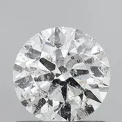 0.70ct Round Natural Diamond (Colour E, Clarity I1, Cut EX, IGI Certified)
