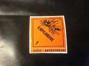 "EXPLOSIVE" DECALS