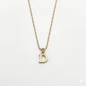 14k Gold filled Baby Bliss Necklace with Gold filled Initial