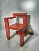 Sapele Steltsman Chair — Natural Edge Furniture
