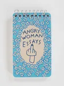 Angry Woman Essays 3x5 Spiral Notebook