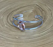 B67 Fabulous Morganite Bracelet — Lilly Barrack  Seasoned artist, Lilly Barrack, has been designing hand-made sterling silver gemstone jewelry for more than three decades. The Lilly Barrack’s three store locations (two in Albuquerque, NM, and one in Scottsdale, AZ.) carry exclusive gift items and designs from upwards of 60 unique artists.