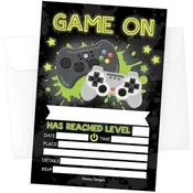 30 Kids Party Invitations – Fun Birthday Invitations with Envelopes – Complete Set for Boys & Girls