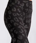 Geo Foil Print Full Length Leggings