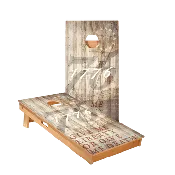 1776 Tan Star Cornhole Boards