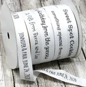 Custom 3/4" Poly Cotton Ribbon