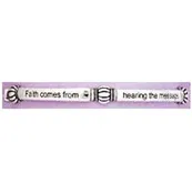 Faith Comes From Hearing the Message Bracelet