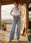 Happiness Vintage High Rise Comfort Flare