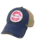 MOODY DISTRESSED PATCH HAT
