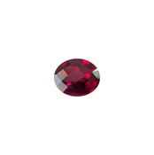 #1033 Oval Checkerboard Rhodolite Garnet 5.82ct — Vora Gems