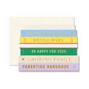 Baby Books die-cut folded Greeting Card