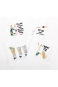 90's Inspired Embroidered Cocktail Napkin