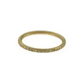A Slim White Diamond Band