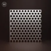 .050" Hole on 5/64" Staggered – 24 Gauge – Stainless Steel Type 304 Perforated – 36" x 120" Sheet