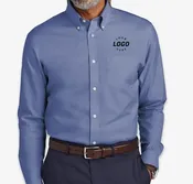 Brooks Brothers Wrinkle-Free Stretch Pinpoint Dress Shirt