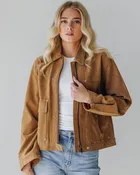 Blair Vegan Suede Jacket