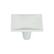 Atlas Homewares 227-CH Dap 2in Length Square Knob Polished Chrome