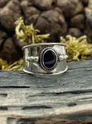Black Onyx Bali Design Toe Ring — Bodified